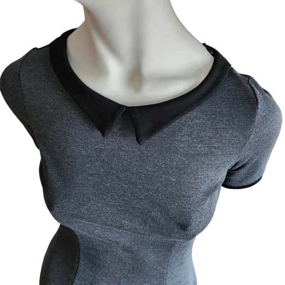 Divided H&M Fit & Flare Dress Short Sleeve Collared Pullover - Picture 3 of 7